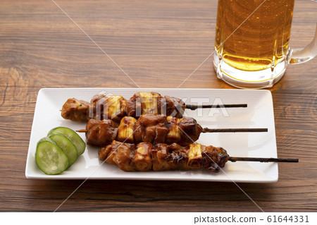烤雞肉串Negima醬油啤酒 烤雞肉串Negima醬油啤酒 61644331