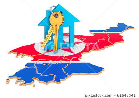 Real estate in North Korea concept Real estate in North Korea concept 61645541