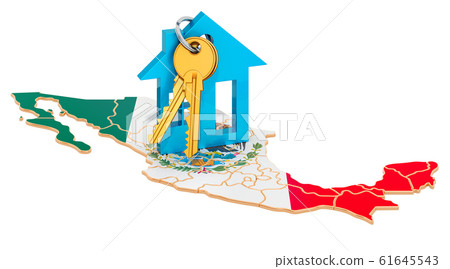 Real estate in Mexico concept Real estate in Mexico concept 61645543