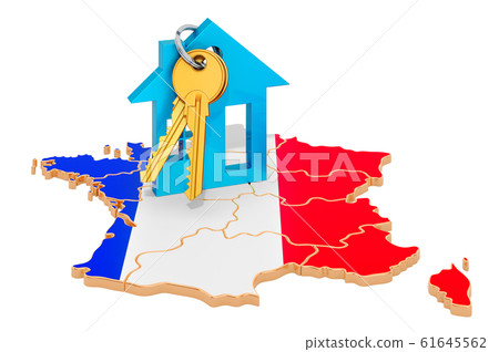 Real estate in France concept 61645562