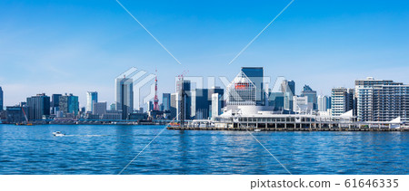 （東京風景全景）東京灣3區 61646335