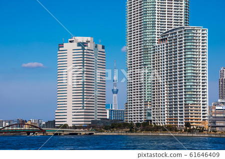 （東京都市風景）東京海濱風景2 61646409