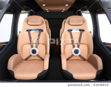 飛行出租汽車的內部圖像。 61646654