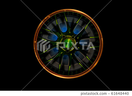 Wheel tire technology Isolated from the background 61648440