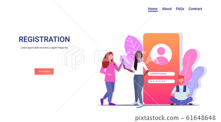 people login to social media apps mobile or computer application mix race users typing entering username and password online registration concept full length horizontal copy space people login to social media apps mobile or computer application mix race users typing entering username and password online registration concept full length horizontal copy space 61648648