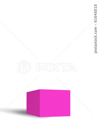 一個簡單的盒子。彩盒，紙箱，禮物，禮物，行李等 61648818