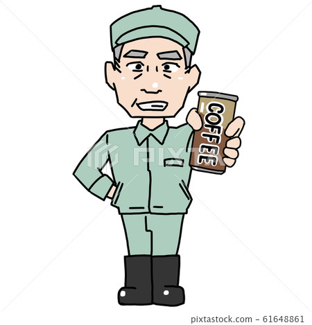 爺爺穿著工作服 爺爺穿著工作服 61648861