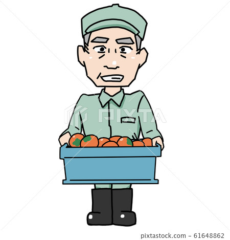 爺爺穿著工作服 爺爺穿著工作服 61648862