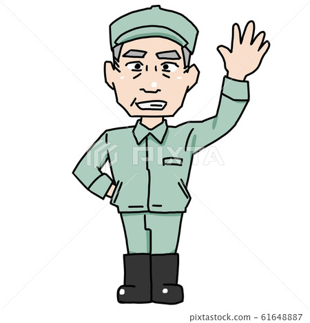 Grandpa in work clothes Grandpa in work clothes 61648887