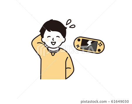 The boy who broke the game console 61649030