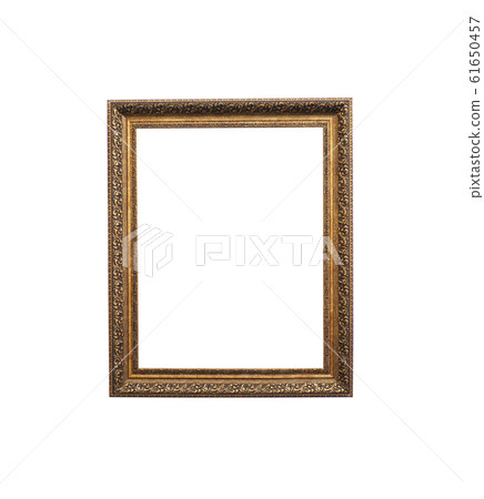 Vintage photo frame isolated on white background. Vintage photo frame isolated on white background. 61650457