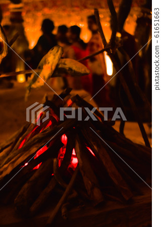 art and craft decoration of artificial fireplace with flames made of wood timer art and craft decoration of artificial fireplace with flames made of wood timer 61651663