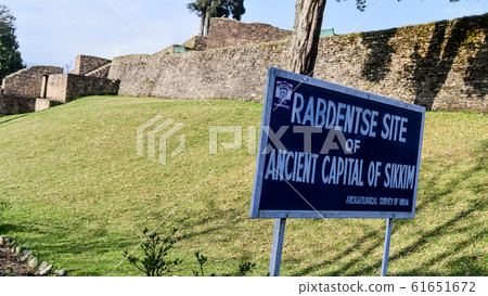 Rabdentse Ruins, a destroyed capital city and Buddhist religious pilgrimage circuit.  61651672