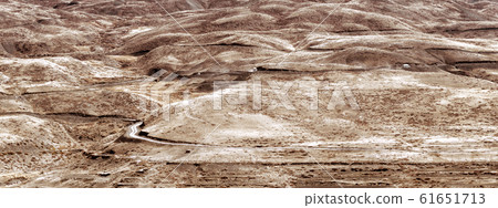 Dry Hill Barren Desert land Rolling landscape. Dry Hill Barren Desert land Rolling landscape. 61651713
