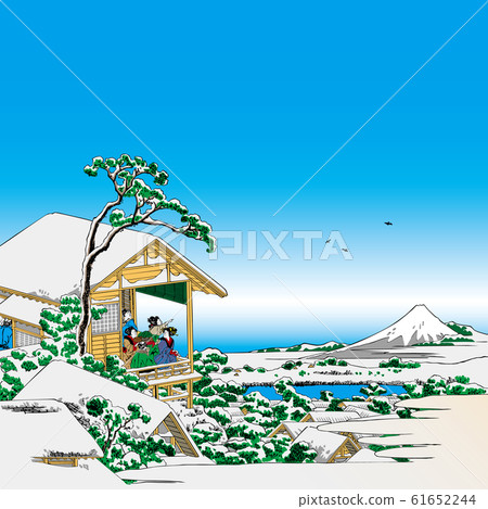 Katsushika Hokusai image Rekigawa Yukinodan bright version square Katsushika Hokusai image Rekigawa Yukinodan bright version square 61652244