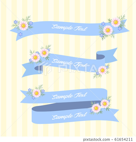 Margaret Ribbon Set - Stock Illustration [61654211] - PIXTA