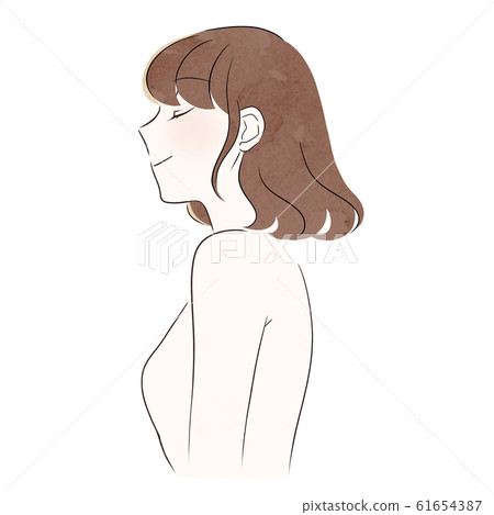 Profile woman Profile woman 61654387