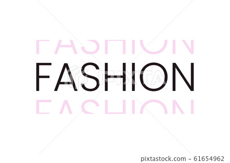 Fashion word text in modern minimal style. 61654962