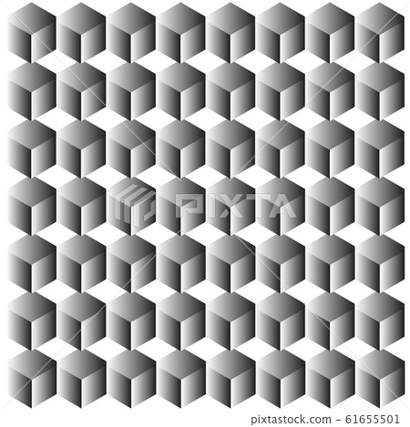 Beautiful background geometry from cubes, vector, Beautiful background geometry from cubes, vector, 61655501