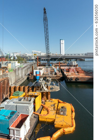 Seawall construction 61656030