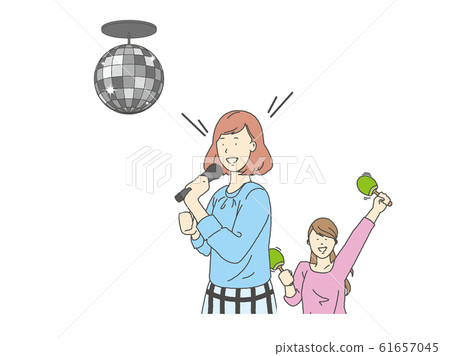 People who enjoy karaoke People who enjoy karaoke 61657045