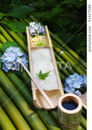 Aotake soumen in the garden 61657086