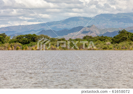 Lake Chamo landscape, Ethiopia Africa 61658072