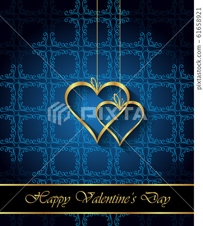 Valentine day background. 61658921