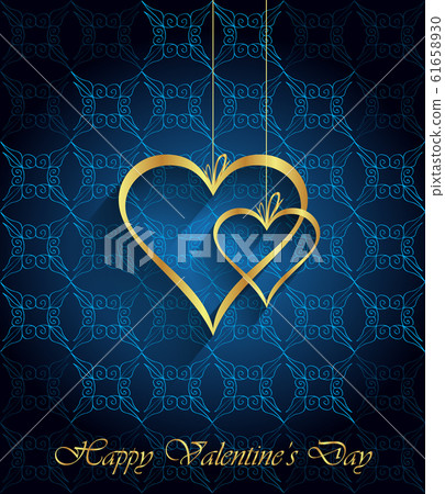Valentine day background. 61658930