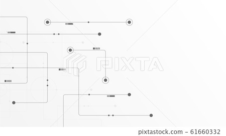 Abstract geometric connect lines and dots.Simple technology graphic background.Illustration Vector design Network and Connection concept. 61660332