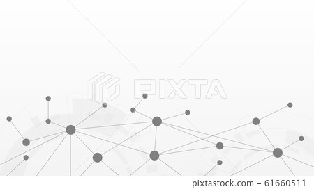 Abstract geometric connect lines and dots.Simple technology graphic background.Illustration Vector design Network and Connection concept. 61660511
