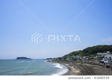 View of Enoshima from Kamakura Inamuragasaki View of Enoshima from Kamakura Inamuragasaki 61660539