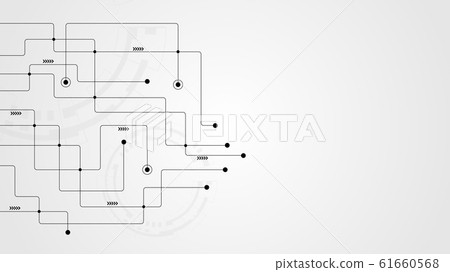 Abstract geometric connect lines and dots.Simple technology graphic background.Illustration Vector design Network and Connection concept. 61660568