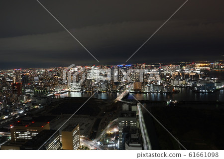 Night view of Tokyo Night view of Tokyo 61661098