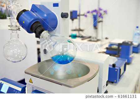 Laboratory rotary evaporator with chemical Laboratory rotary evaporator with chemical 61661131
