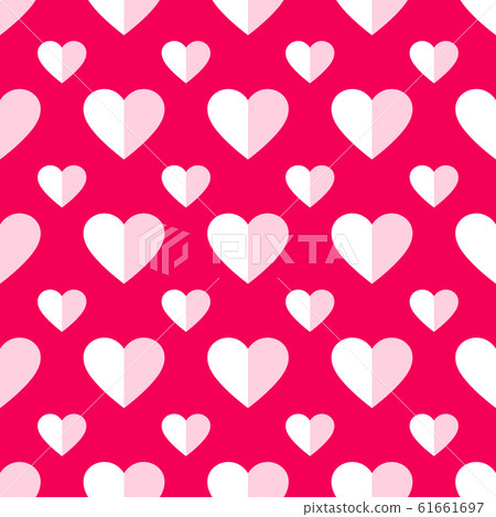 heart seamless pattern love valentine day romantic - Stock Illustration ...