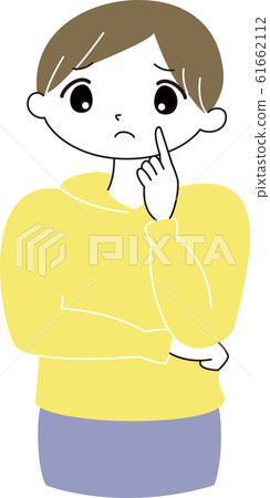 麻煩,擔心,思考,男人 麻煩,擔心,思考,男人 61662112