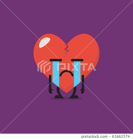 Heartbroken characters emoji 61662574