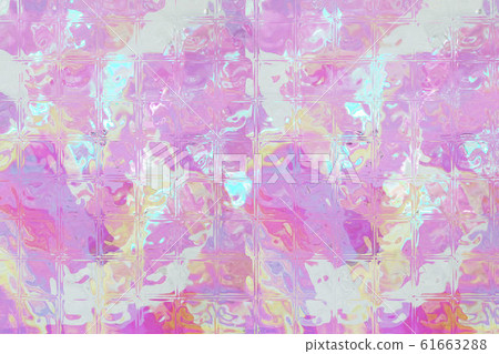 Hologram glass pink Hologram glass pink 61663288