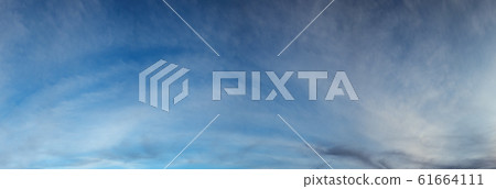 Evening sky background with clouds 61664111