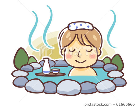 “進入溫泉的人”(露天浴池)的變形圖 “進入溫泉的人”(露天浴池)的變形圖 61666660