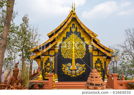 Wat Phra That Doi Phra Chan at a mountain in Mae Tha District 61669830