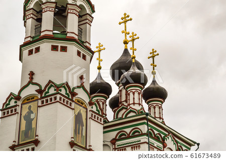 The building of the old orthodox church against 61673489