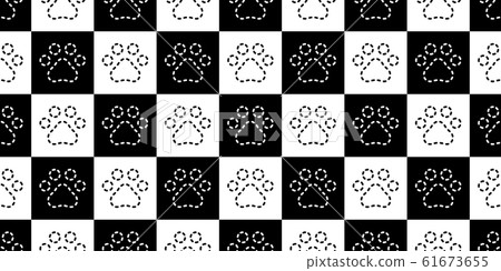 dog paw seamless pattern footprint vector checked cat pet french bulldog scarf isolated repeat wallpaper tile background cartoon illustration doodle design dog paw seamless pattern footprint vector checked cat pet french bulldog scarf isolated repeat wallpaper tile background cartoon illustration doodle design 61673655