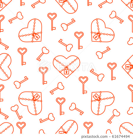 Vector seamless pattern Happy Valentine's Day Vector seamless pattern Happy Valentine's Day 61674494