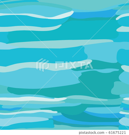 Abstract blue seamless pattern - Stock Illustration [61675221] - PIXTA