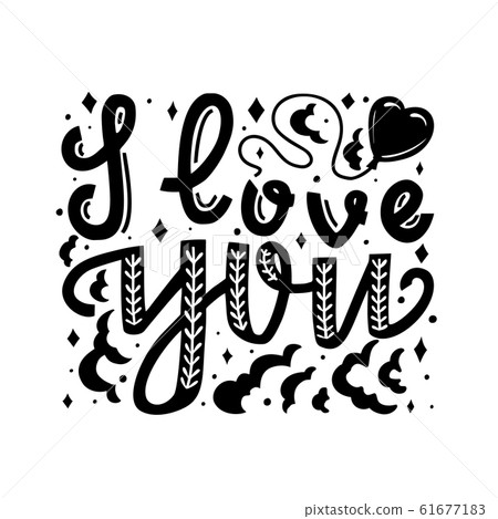 I love You Hand Drawn Lettering for Cards Posters Banners Prints I love You Hand Drawn Lettering for Cards Posters Banners Prints 61677183