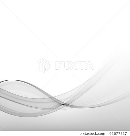 Abstract light grey wavy background. Vector illustration eps10 Abstract light grey wavy background. Vector illustration eps10 61677817