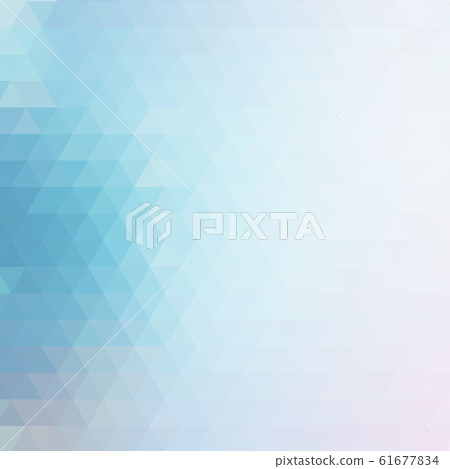 Abstract background with geometric pattern of triangles. Shades of blue. The texture of the surface and edges. 61677834