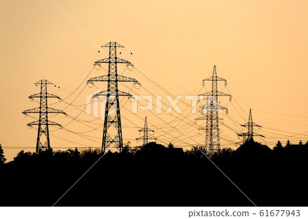 Electric lines 61677943